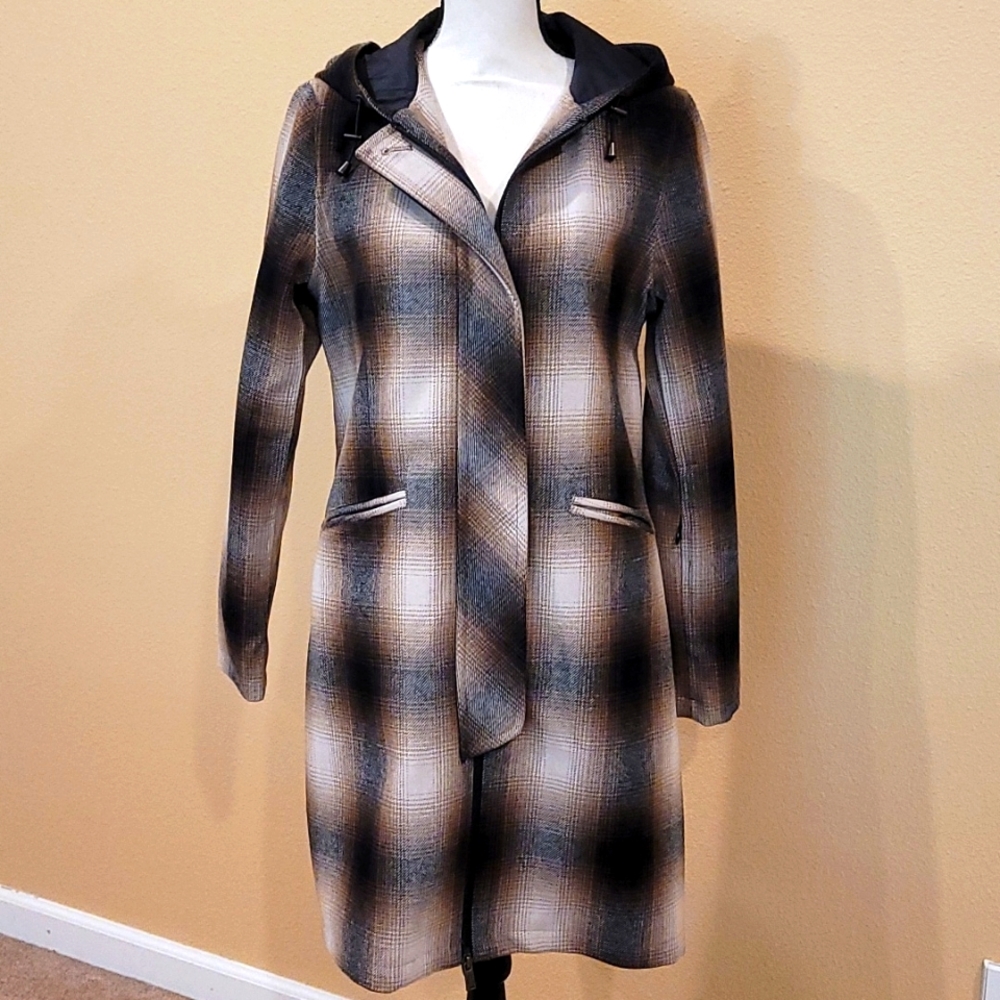 Pendleton plaid wool coat
